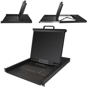StarTech.com Console KVM per Rack Server a 16 porte VGA 19" - 1U (RKCONS1916K) Image