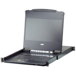 Aten CL6708MW console a rack 43,9 cm (17.3") 1920 x 1080 Pixel Metallo, Plastica Nero 1U (CL6708MWATAXGIT) Image