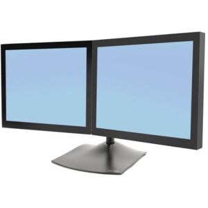 Ergotron DS Series DS100 Dual Monitor Desk Stand, Horizontal 61 cm (24") Nero (33-322-200) Image