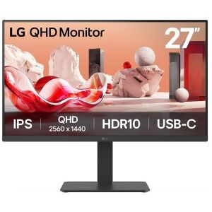 LG 27BA65QB-B.AEU Monitor PC 68,6 cm (27") 2560 x 1440 Pixel Wide Quad HD LED Nero Image