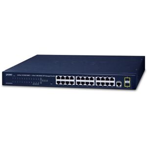 PLANET GS-4210-24T2S switch di rete Gestito L2 Gigabit Ethernet (10/100/1000) 1U Blu (GS-4210-24T2S) Image