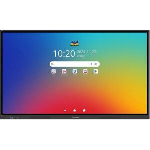 ViewSonic IFP7534 lavagna interattiva 190,5 cm (75") 3840 x 2160 Pixel Touch screen Nero Image