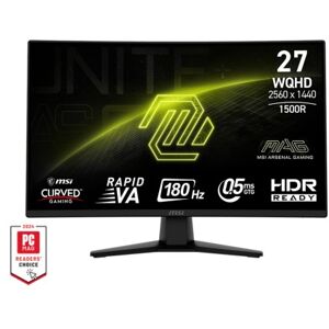 MSI MAG 274CQF Monitor PC 68,6 cm (27") 2560 x 1440 Pixel Wide Quad HD Nero (9S6-3CE31T-007) Image