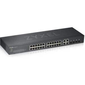 Zyxel GS1920-24V2 Gestito Gigabit Ethernet (10/100/1000) Nero (GS1920-24V2-EU0101F) Image