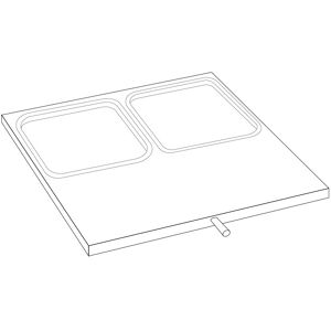 Stampo per termosigillatrice per n° 2 vaschette GN 1/8 dim. 160x130 mm Image