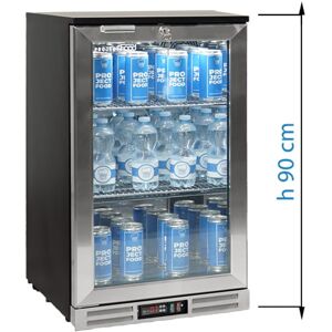 Frigo da banco/retrobanco per bibite inox con 1 porta battente, altezza 90 cm temp da 0°C a +10°C Image