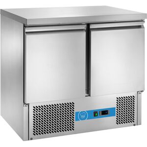 Saladette a refrigerazione ventilata con n° 2 porte e piano in acciaio inox temp da -18°C a -22°C Image