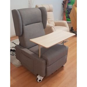 Relax e Design Poltrona Relax Lift (alzapersona) Braccioli Removibili, 2 Motori, mod. Nadira (Ecopelle rosso cons 5gg) Image