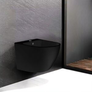 TOSCOHOME Bidet sospeso moderno colore nero opaco Image