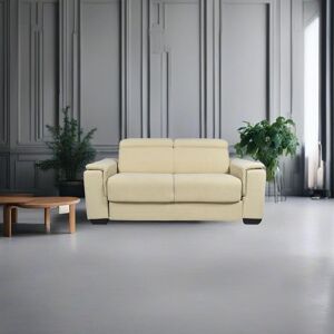 TOSCOHOME Divano letto 2 posti in tessuto colore crema 194 cm - Mercurio Image