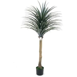 TOSCOHOME Pianta artificiale Dracena effetto realistico 27 foglie con vaso 150H cm Image