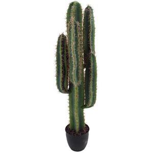 TOSCOHOME Pianta artificiale Cactus effetto realistico 108H cm con vaso Image