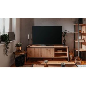 TOSCOHOME Mobile porta TV 160x55h cm colore quercia e antracite - Denver 54 Image