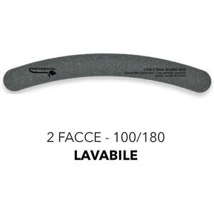 XANITALIA Lima Banana lavabile 2 facce grana 100 180 per estetista centro estetico manicure nail nailart Image