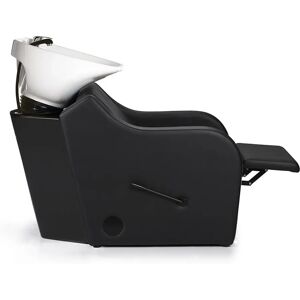 XANITALIA LAVATESTA DA PARRUCCHIERE CON POGGIAPIEDI CERAMICA BIANCA VEGA PLUS Image