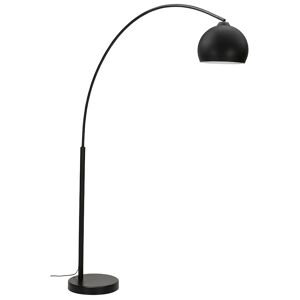 Alterego Zwarte boogvormige design vloerlamp 'FLAVIO' Image