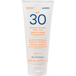 KORRES Yoghurt Sunscreen Emulsion Body + Face SPF 30 200 ml Image