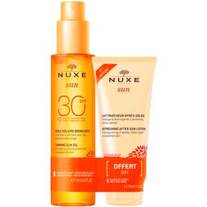 NUXE Sun Gezicht & lichaam SPF 30 zonnebrandolie + aftersun milk set Image
