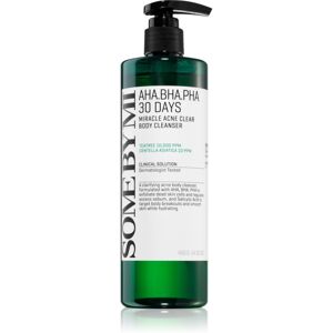 Some By Mi AHA∙BHA∙PHA 30 Days Miracle Acne Clear Body Cleanser Schuimend Reinigingsgel voor een problematische en vette huid 400 g Image