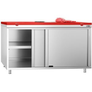 GGM Gastro RVS werkkast PREMIUM - 1600x600mm - met Rood Image