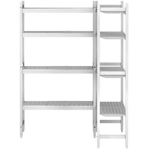 GGM Gastro Aluminium stellingset - L-vorm - Zilver Image