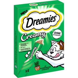 Dreamies Creamy Snacks - Voordeelverpakking catnip (44 x 10 g) Image