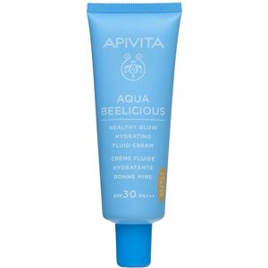 Apivita Aquabeelicious Healthy Glow Hydrating Fluid Cream SPF30 40mL Tinted SPF30 Image