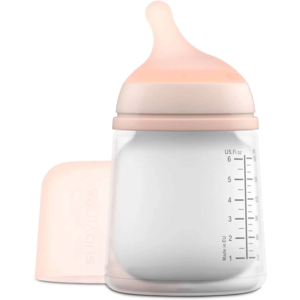 Suavinéx Zero Zero Baby Bottle Anti-Colic with Silicone Teat 180mL Fair S: Slow Flow Image
