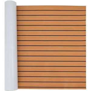 vidaXL Bootvloer Bruin en zwart 240 x 90 cm EVA-schuim Image