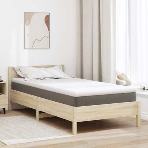 vidaXL Matraspads Wit 90 x 190 cm 100% polyester jacquard stof Image