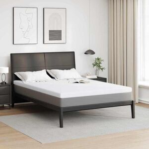 vidaXL Matraspads Wit 160 x 200 cm 100% polyester jacquard stof Image