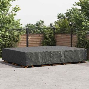 vidaXL Hoes voor tuinmeubelen Zwart 350 x 260 x 90 cm 210D Image