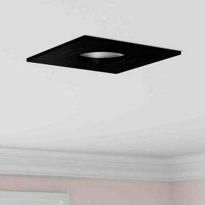 vidaXL Spotlights met schijnwerpers 12 pcs Zwart 9 x 9 x cm Aluminium Image