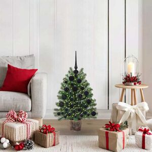 vidaXL Kunstkerstboom met 150 LED met standaard Groen 75 cm PE en PVC Image