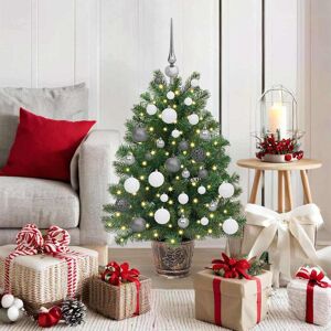 vidaXL Kunstkerstboom met 150 LED met standaard Groen 95 cm PE en PVC Image