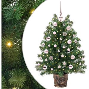 vidaXL Kunstkerstboom met 150 LED met standaard Groen 95 cm PE en PVC Image