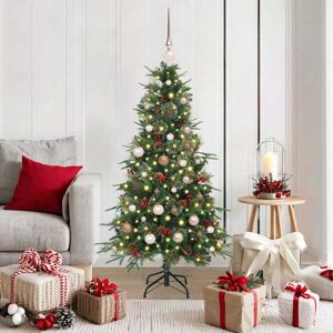 vidaXL Kunstmatige Inklapbare Kerstboom Groen 150 cm PE en PVC Image