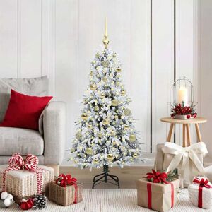 vidaXL Kunstmatige Inklapbare Kerstboom Groen 120 cm PE en PVC Image