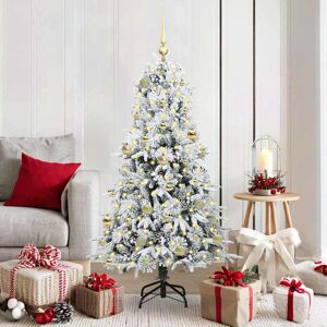 vidaXL Kunstmatige Inklapbare Kerstboom Groen 150 cm PE en PVC Image