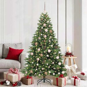 vidaXL Kunstkerstboom met 300 LED met standaard Groen 180 cm PE en PVC Image