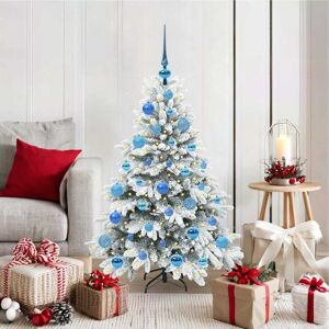 vidaXL Kunstkerstboom met 150 LED met standaard Groen 120 cm PE en PVC Image