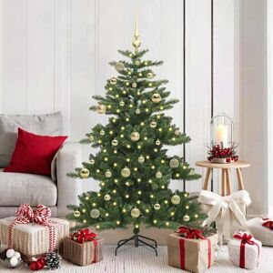 vidaXL Kunstmatige Inklapbare Kerstboom met 150 LED 150 cm PVC Image