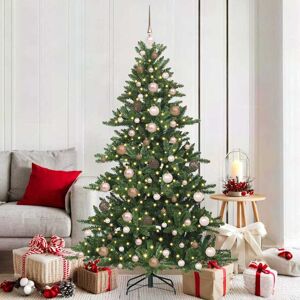 vidaXL Kunstmatige Inklapbare Kerstboom met 300 LED 180 cm PVC Image