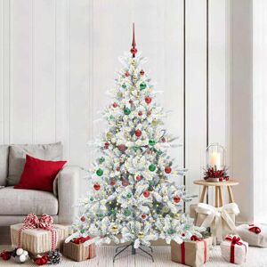 vidaXL Kunstmatige Inklapbare Kerstboom met 300 LED 180 cm PVC Image