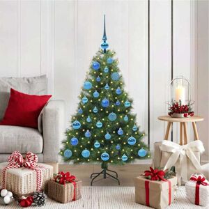 vidaXL Kunstkerstboom met 150 LED met standaard Groen 120 cm PE en PVC Image