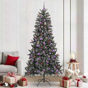 vidaXL Kunstkerstboom met 300 LED Groen 129,5 x 129,5 x 240 cm Image