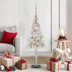 vidaXL Kerstboom met 150 LED met standaard Wit 120 cm PE en staal Image