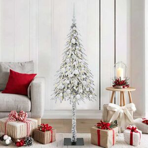 vidaXL Kerstboom met 150 LED met standaard Wit 150 cm PE en staal Image
