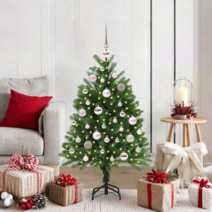 vidaXL Kerstboom met 150 LED met standaard Groen 120 cm PE Image
