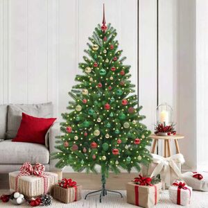 vidaXL Kerstboom met 300 LED met standaard Groen 180 cm PE Image